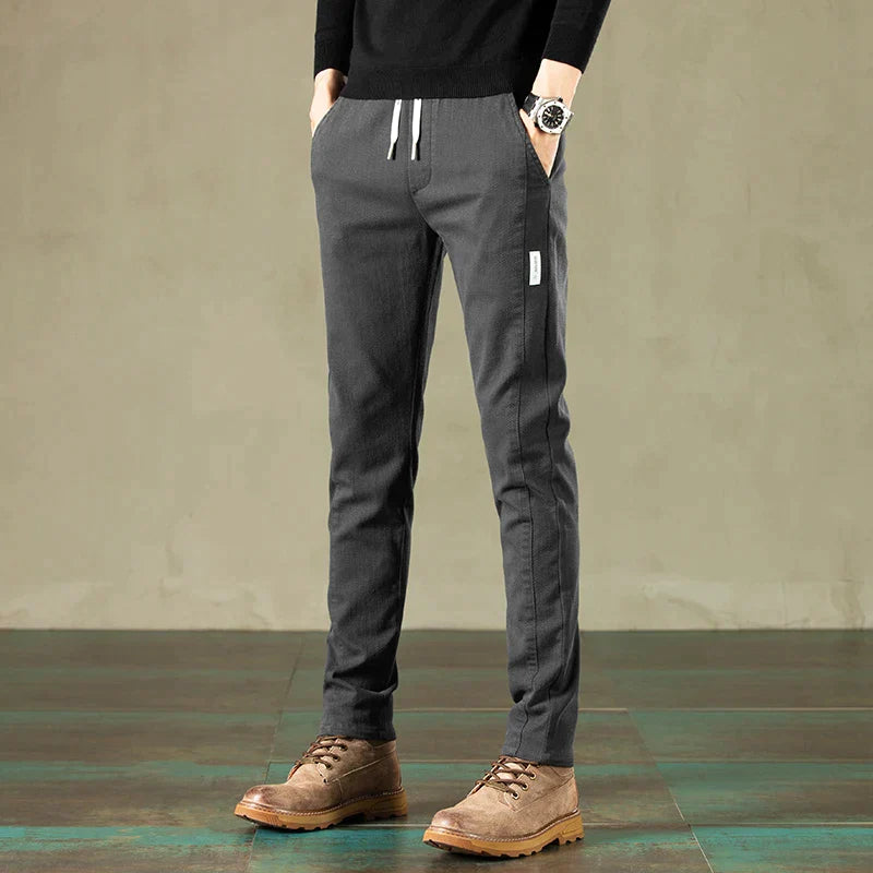 Comfortable regular fit trousers