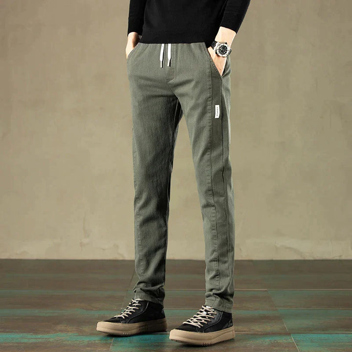 Comfortable regular fit trousers