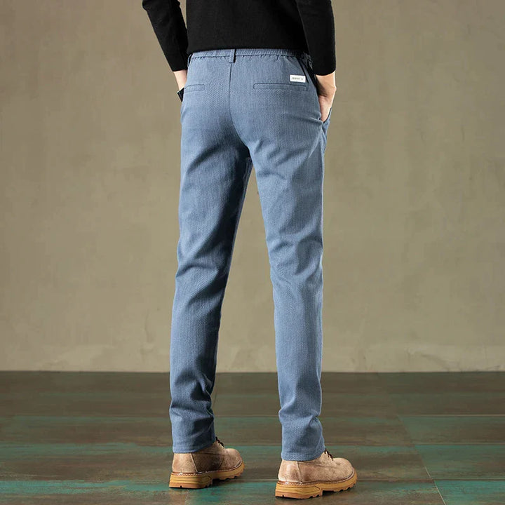 Comfortable regular fit trousers