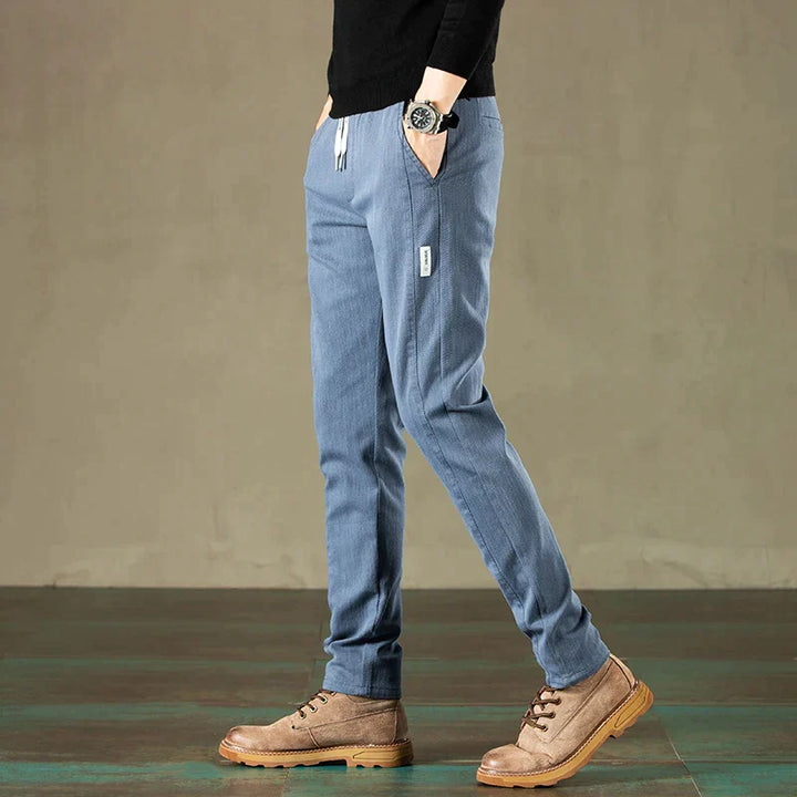 Comfortable regular fit trousers