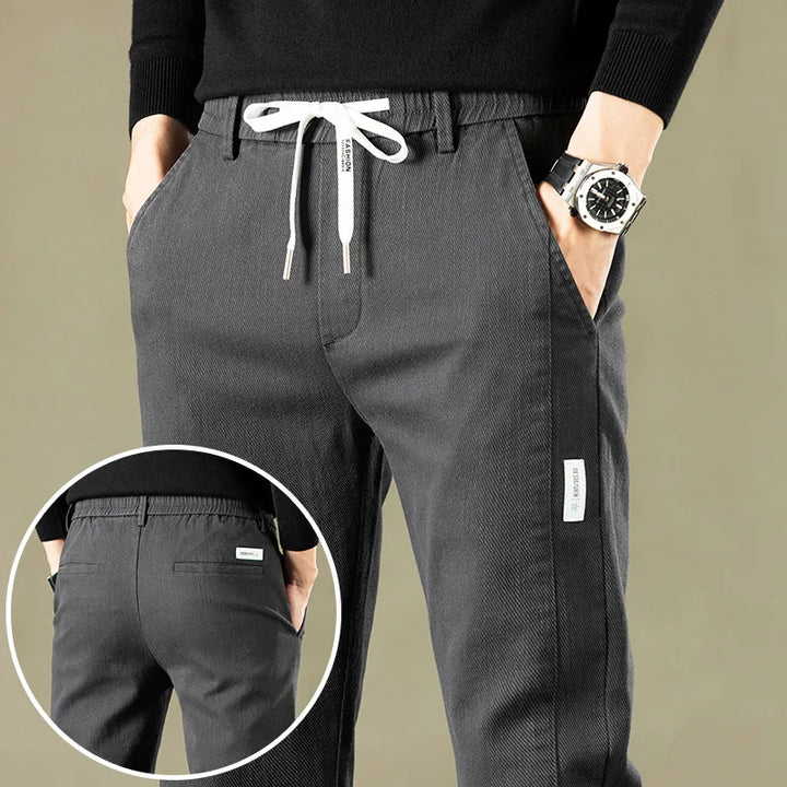 Comfortable regular fit trousers