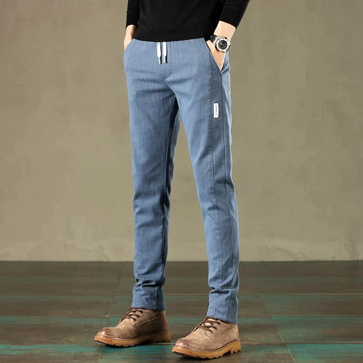 Comfortable regular fit trousers