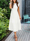 Elegant vintage summer maxi dress for women