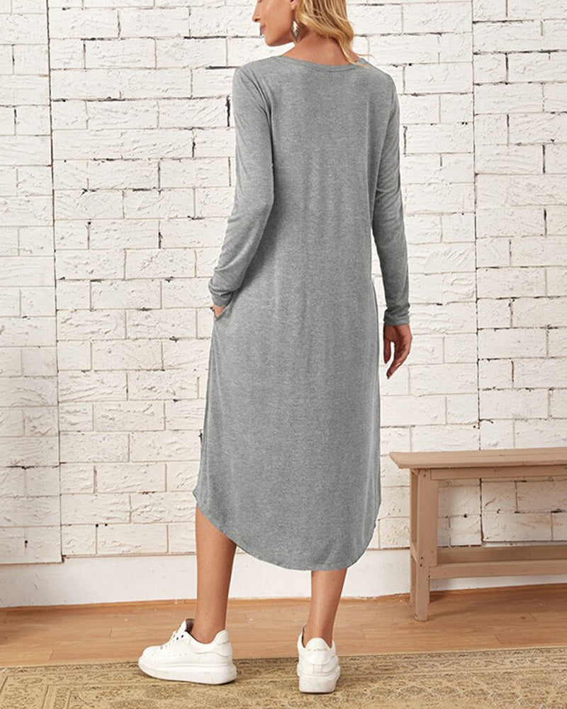 Long-sleeved dress for women