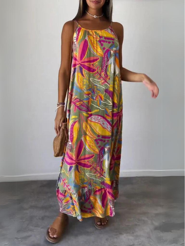 Comfy Printed long dress