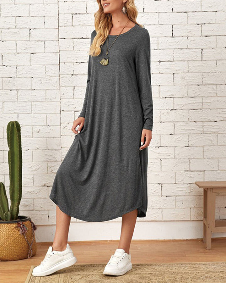 Long-sleeved dress for women