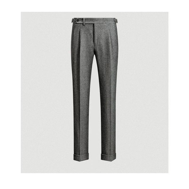 Men's leisure trousers in tweed