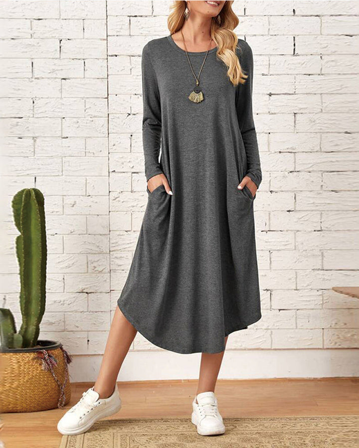 Long-sleeved dress for women