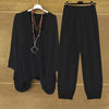 Long sleeve top and loose trousers set