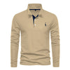 Long sleeve polo shirts for men