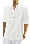 Comfortable casual shirts made of linen