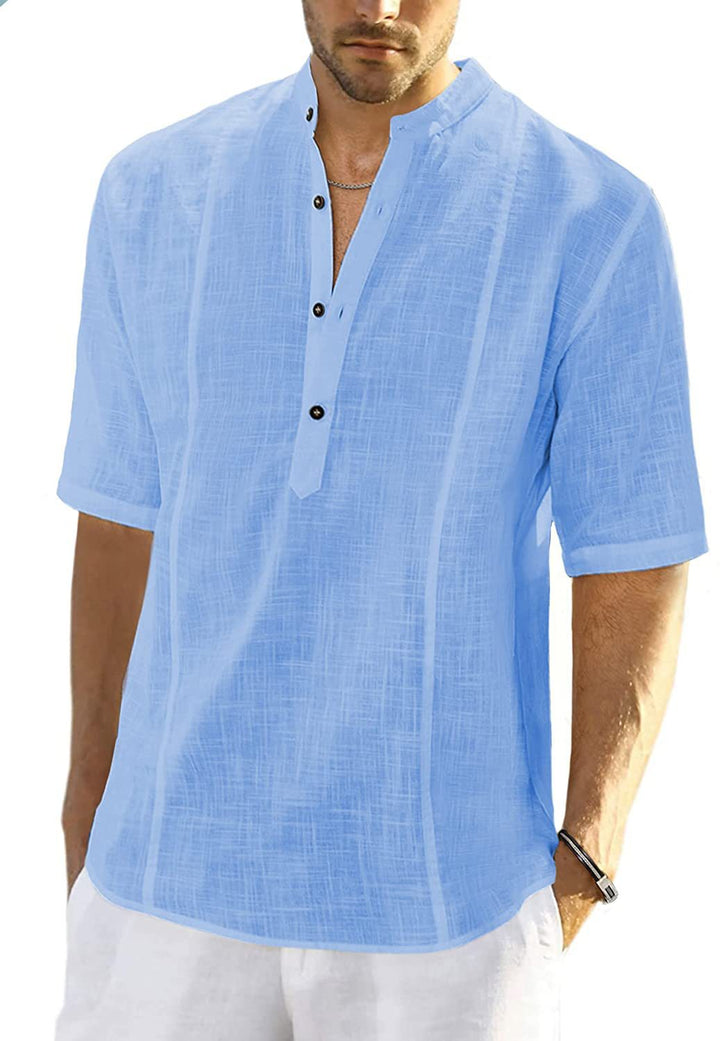 Comfortable casual shirts made of linen