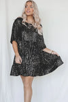 Comfy Sequins baby doll dress