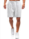 Men's linen shorts in large sizes