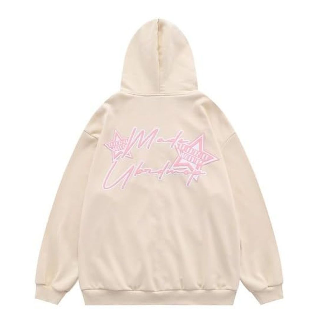 Oversized hoodie with graphic print