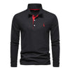 Long sleeve polo shirts for men