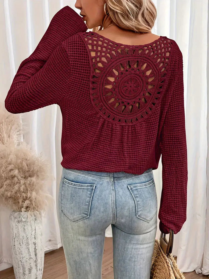 Long-sleeved top