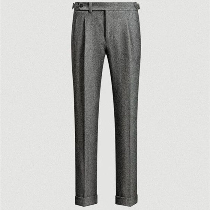 Men's leisure trousers in tweed