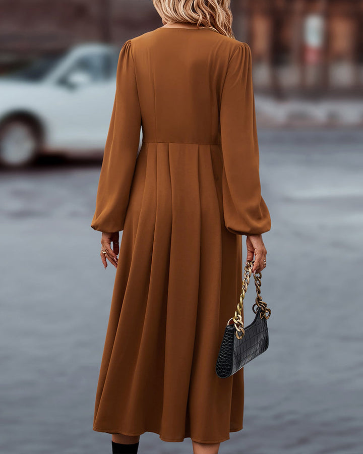 Elegant autumn dress