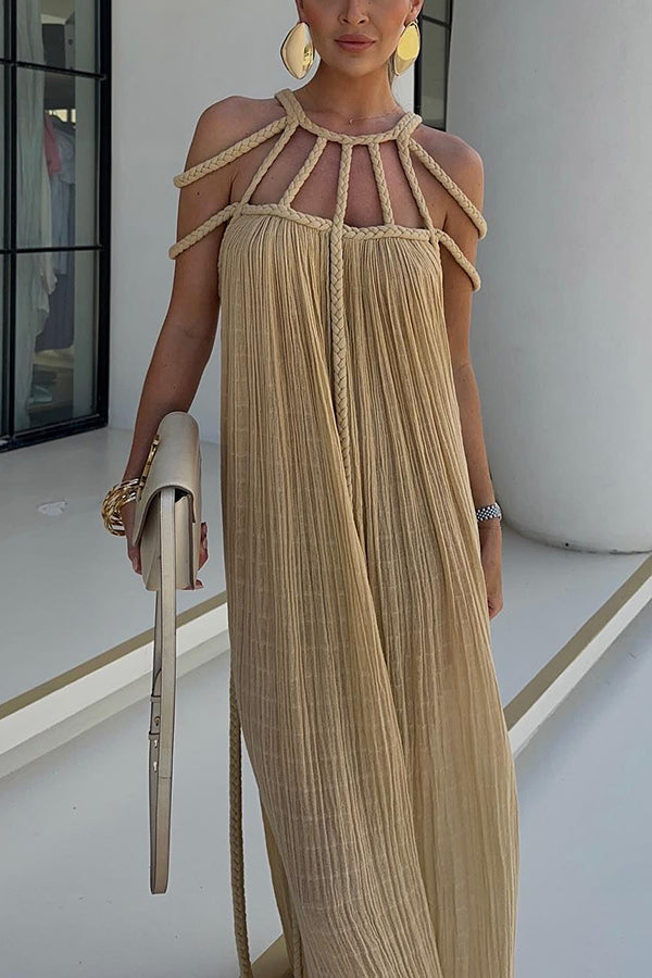 Sexy Maxi Dress Without Back For Women