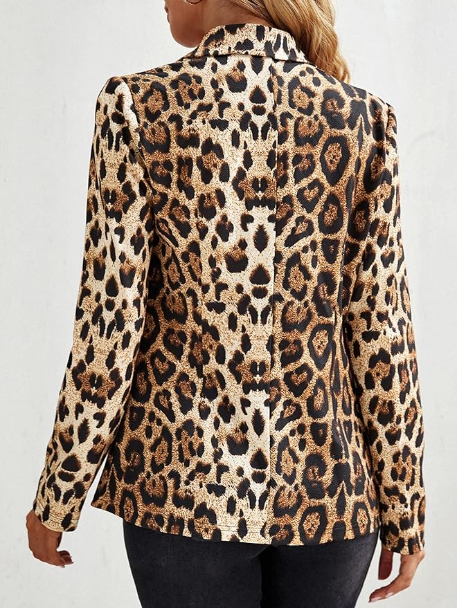 Leopard Blazer