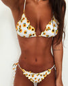 Stylish sunflower bikini