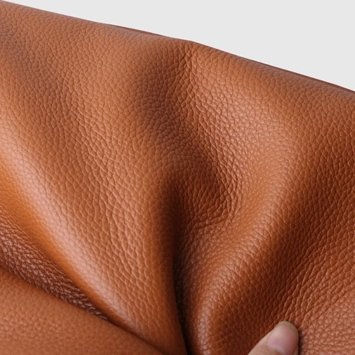Handmade shoulder strap bag in vegan leather