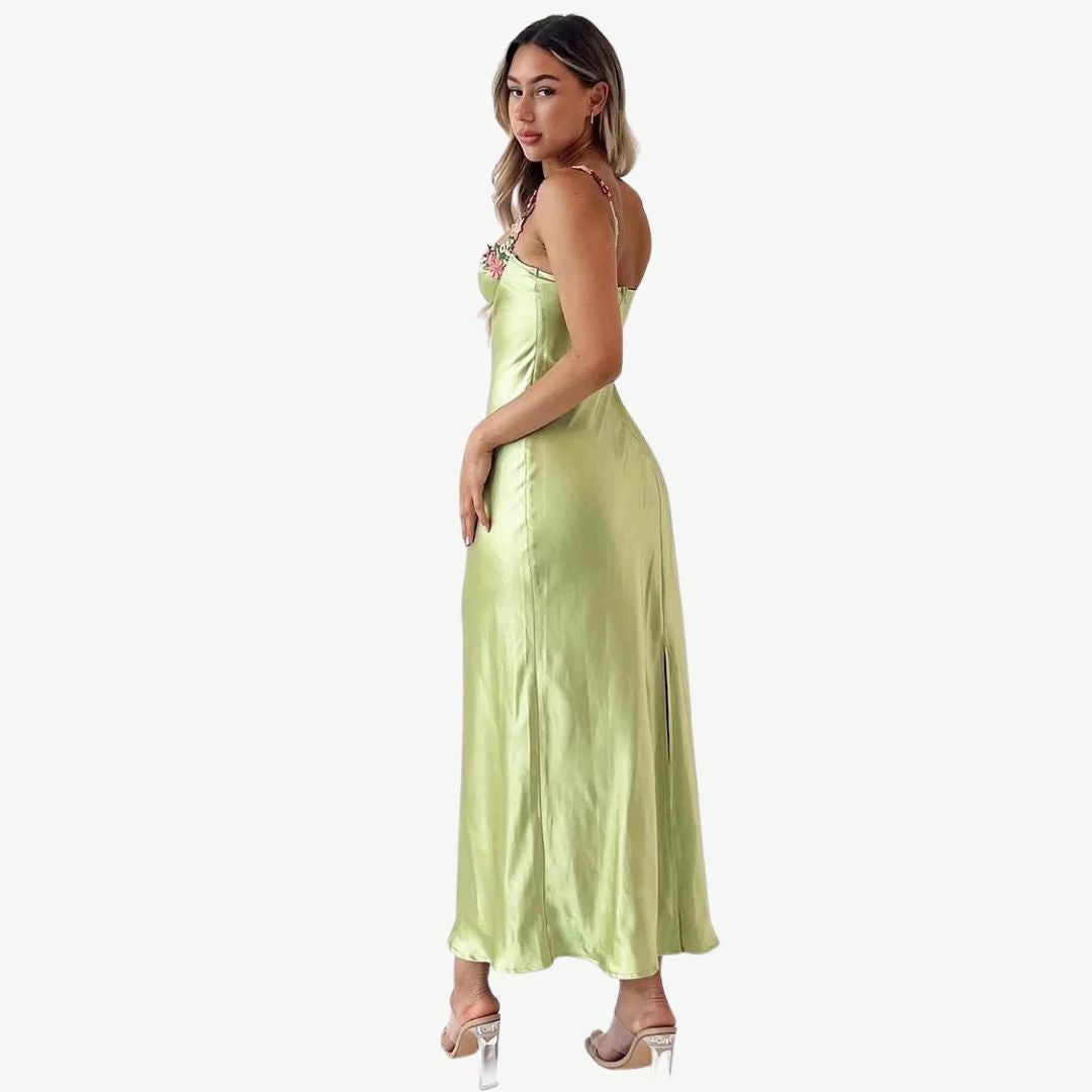 Satin slip dress