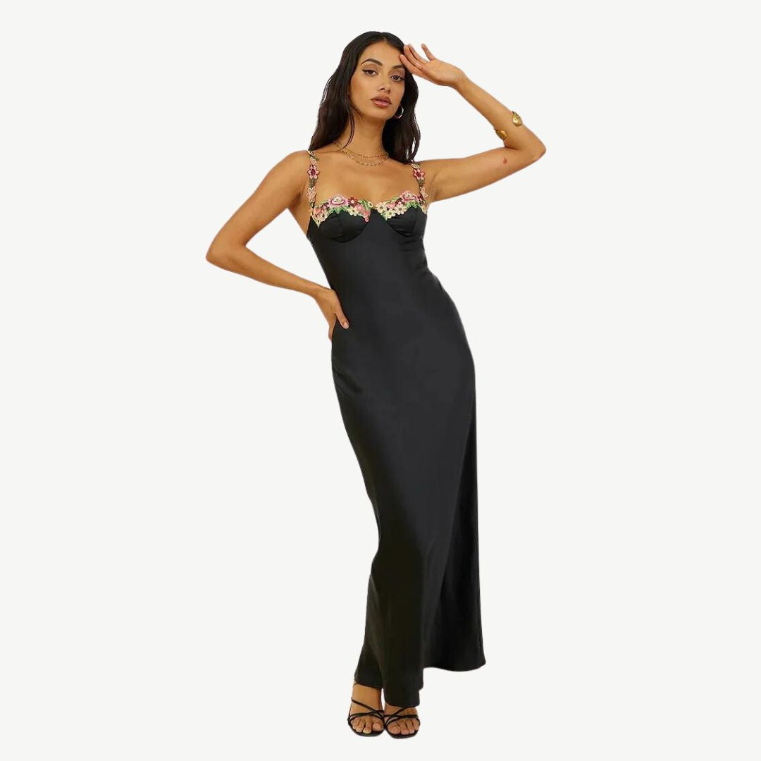 Satin slip dress