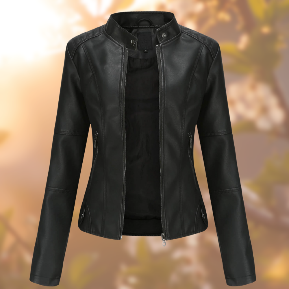 Elegant leather jacket