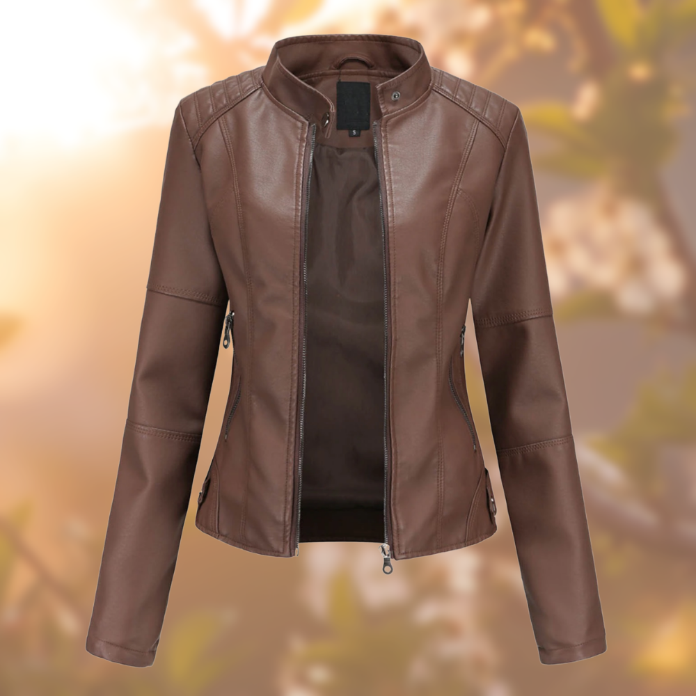 Elegant leather jacket