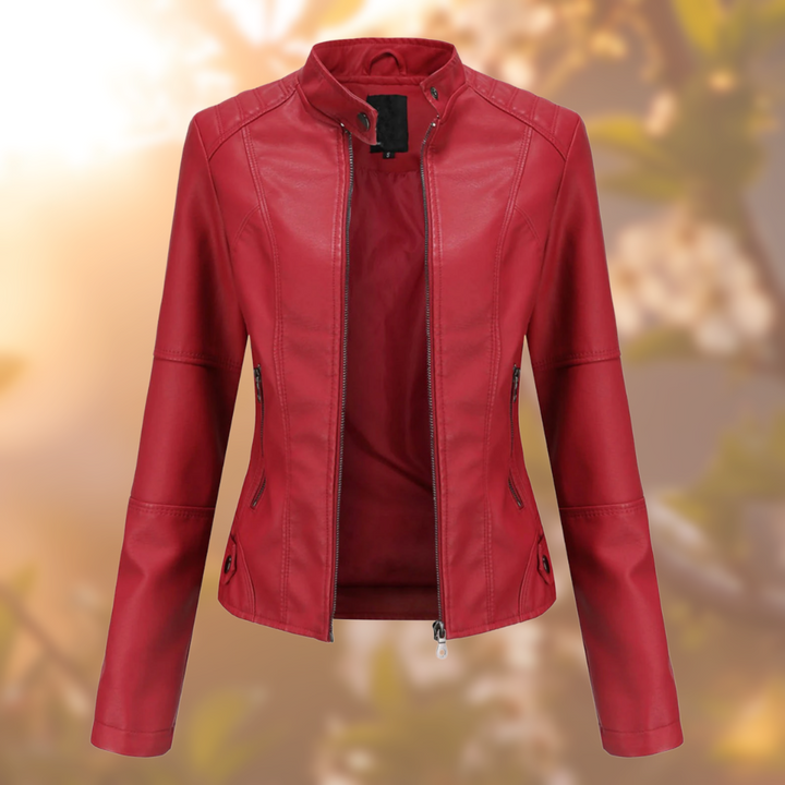 Elegant leather jacket