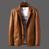 Stylish men's leather jacket