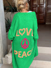 Love And Peace Cardigan