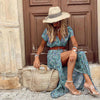 A chic and comfortable bohemian dress