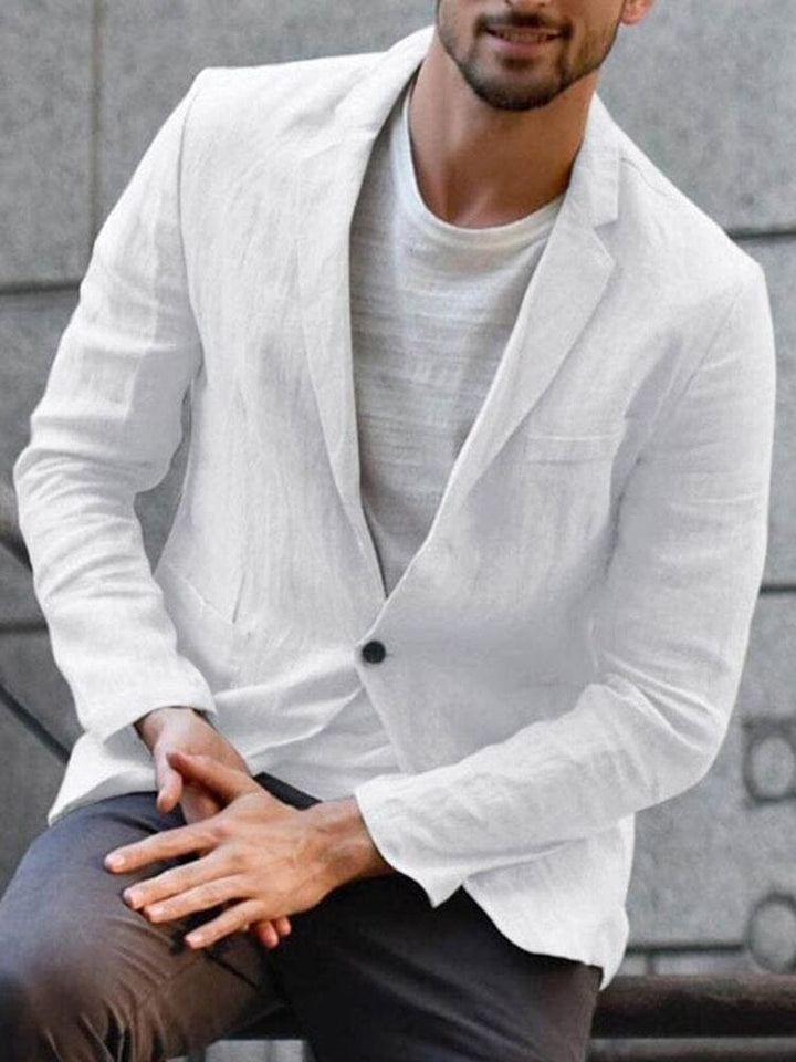 Casual cotton blazer