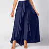 Maxi skirt with ruffle detail