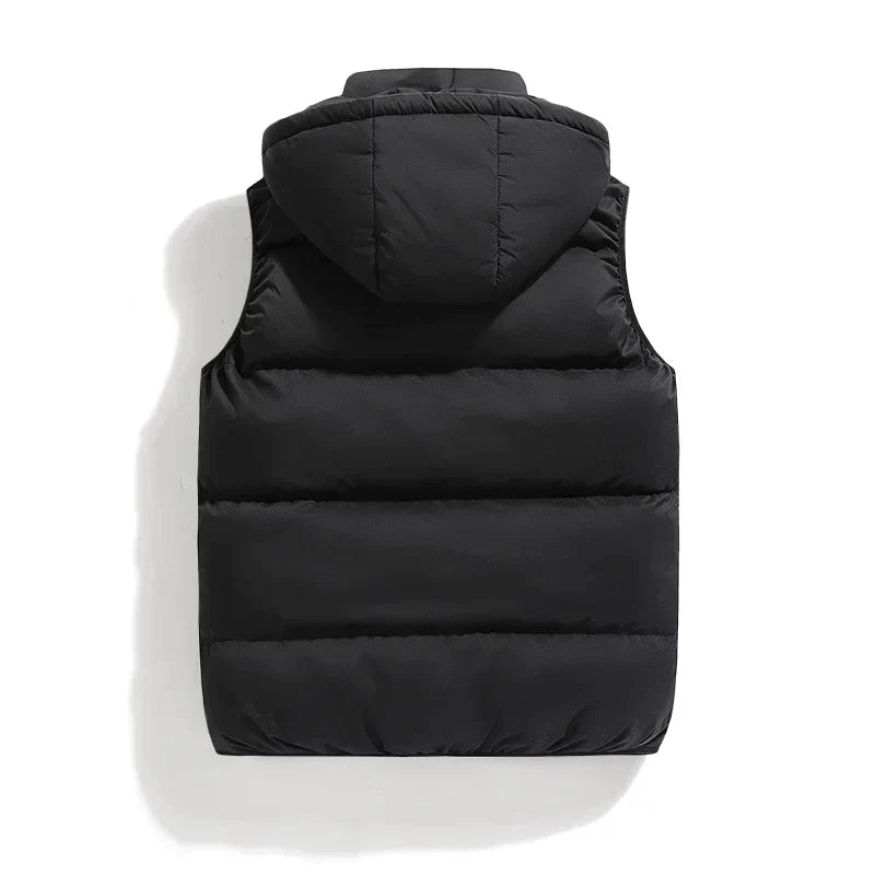 Waistcoat with detachable hood