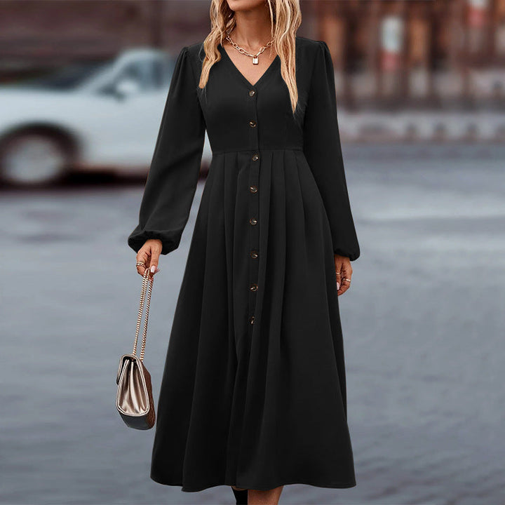 Elegant autumn dress