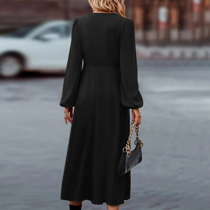 Elegant autumn dress