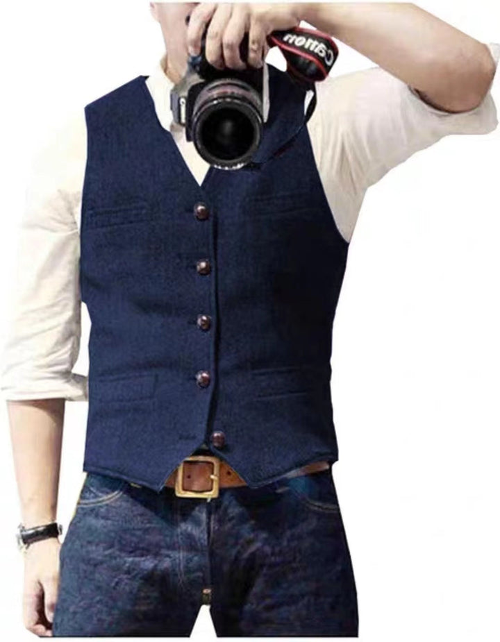 Men's casual waistcoat