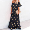 Long dress with ruffles