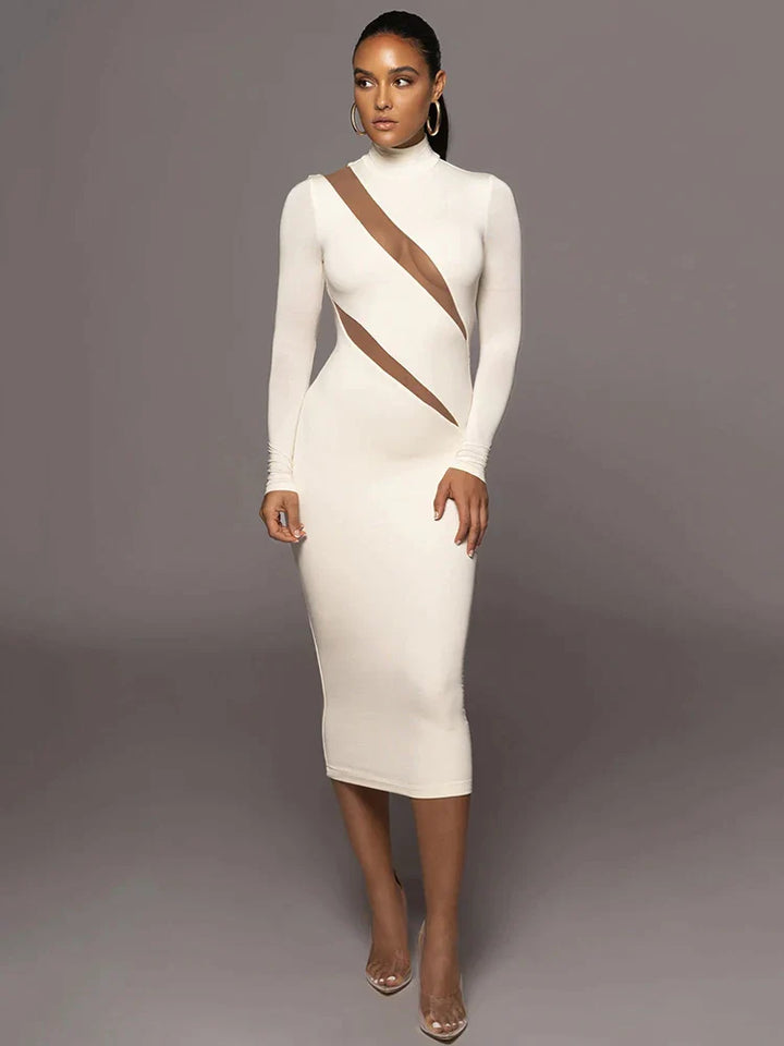 Elegant bodycon sexy maxi dress