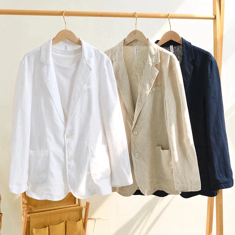 Casual linen jacket online