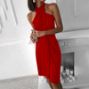 Elegant halterneck dress