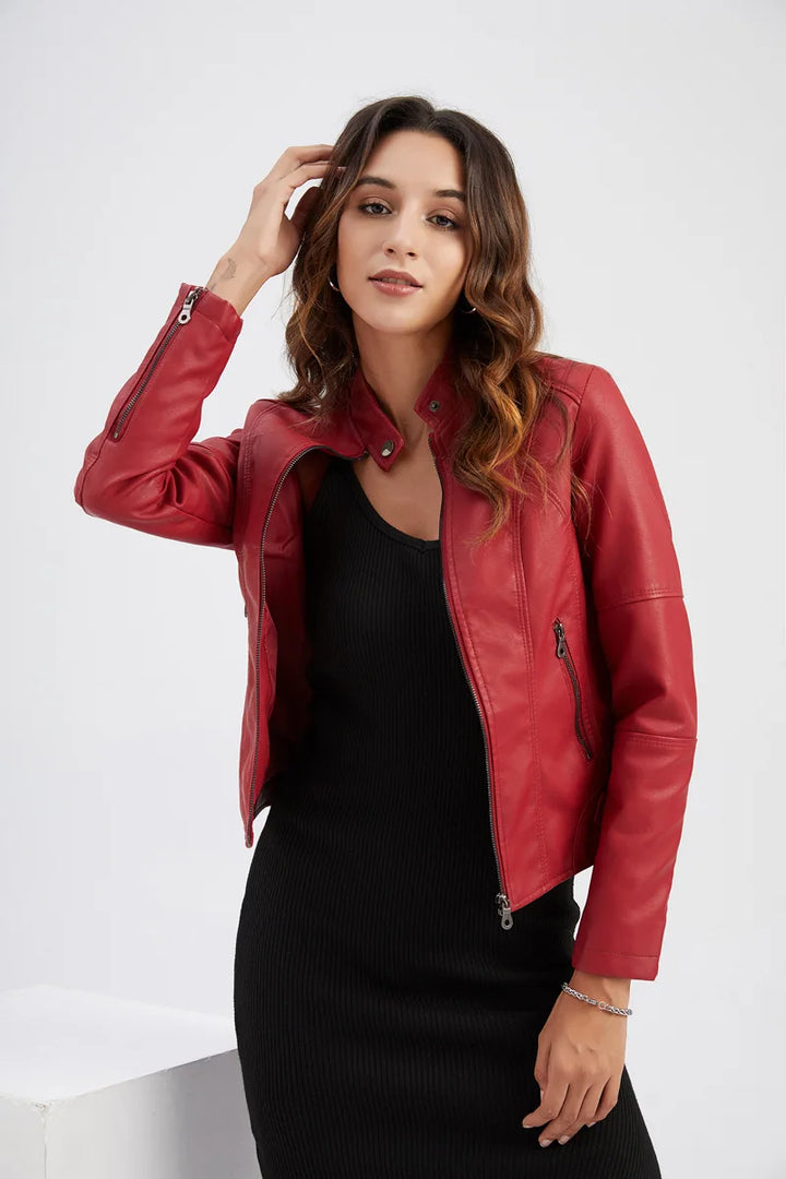 Elegant leather jacket