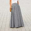 Maxi skirt with high waistband