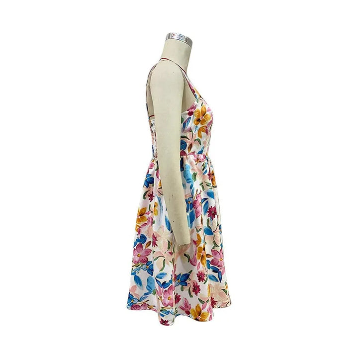 Sundress with floral print