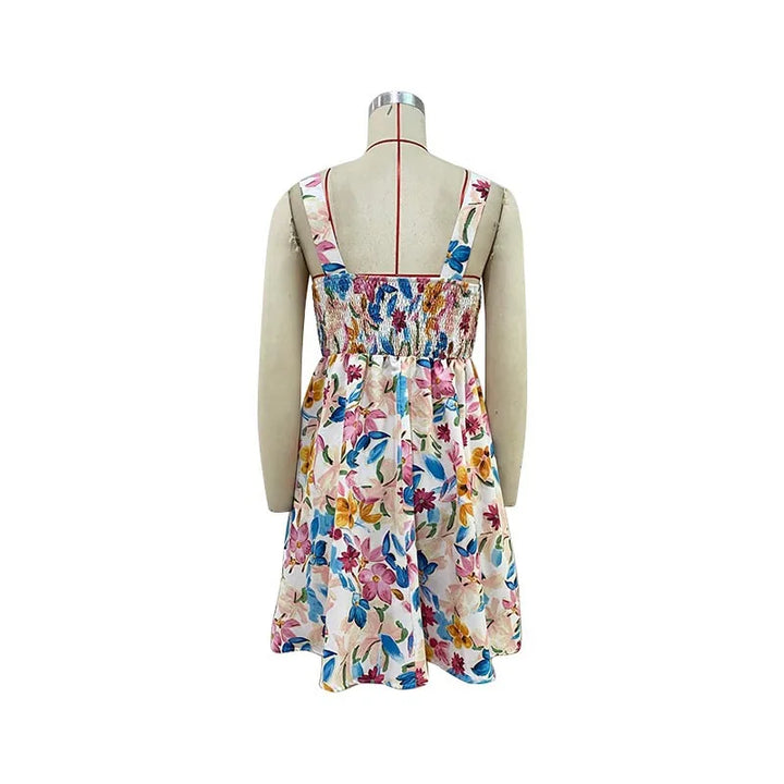 Sundress with floral print