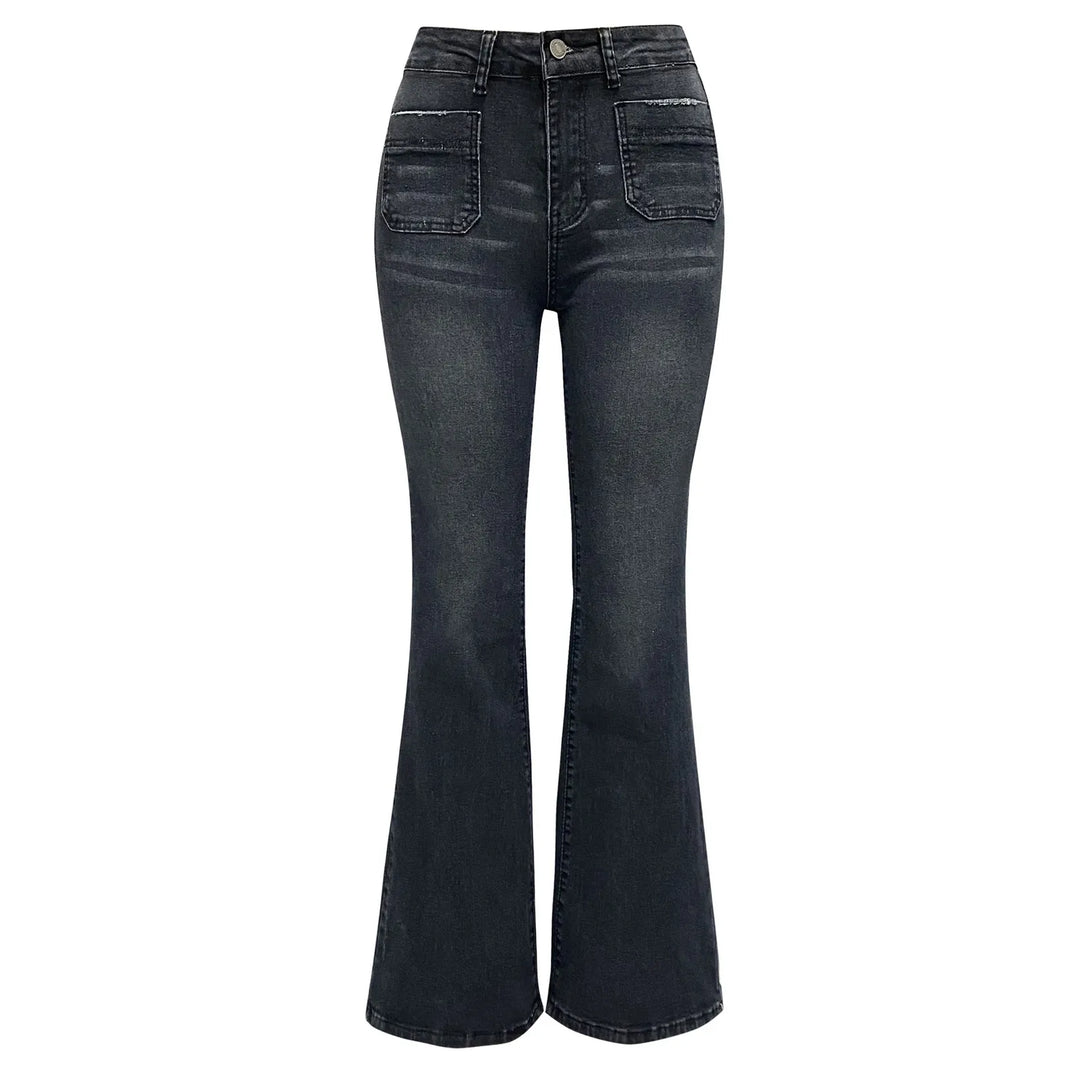 Chic bootcut jeans with a low rise